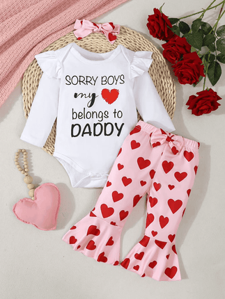 Baby Girl Daddy Love Clothing Set - Mad Fly Essentials
