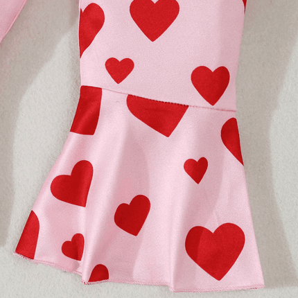 Baby Girl Newborn Daddy Love Heart Clothing Set - Clothing Set - ABreeze - Mad Fly Essentials