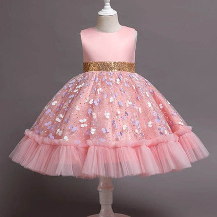 Baby Girl Pink Cake Wedding Princess Dress - Princess Dress - COZOK - Mad Fly Essentials