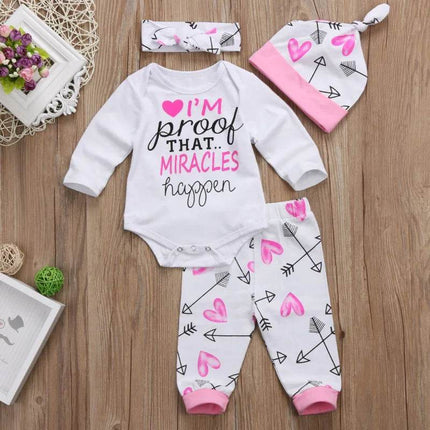 Baby Girl Princess Has Arrived Romper Outfit Set - Outfit Set - Bibihou - Mad Fly Essentials