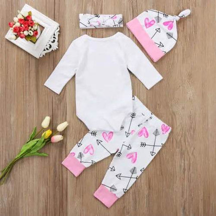 Baby Girl Princess Has Arrived Romper Outfit Set - Outfit Set - Bibihou - Mad Fly Essentials