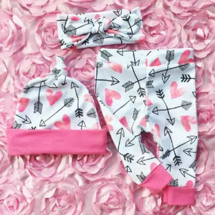 Baby Girl Princess Has Arrived Romper Outfit Set - Outfit Set - Bibihou - Mad Fly Essentials