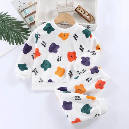 Baby Girl Cartoon Princess Sleepwear Pajama Set - Pajama Set - Chivry - Mad Fly Essentials