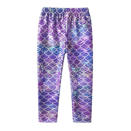 Baby Girl Rainbow 2 - 8Y Striped Leggings - Leggings - DXTON - Mad Fly Essentials