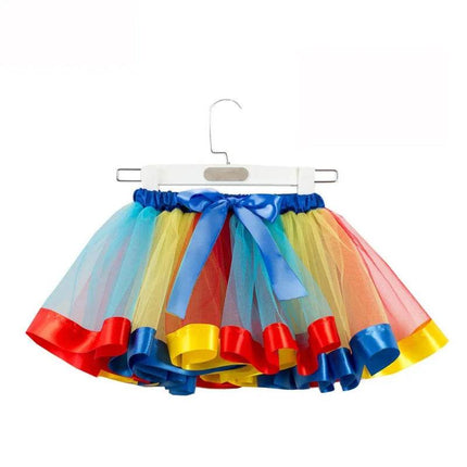 Baby Girl Rainbow Ballet Dance Tutu Skirt - Tutu Skirt - Baby Essentials - Mad Fly Essentials