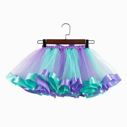 Baby Girl Rainbow Ballet Dance Tutu Skirt - Tutu Skirt - Baby Essentials - Mad Fly Essentials