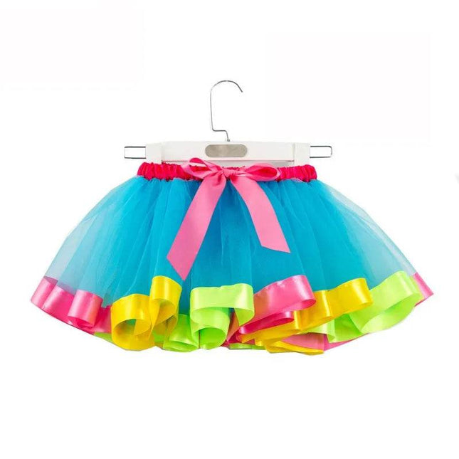 Baby Girl Rainbow Ballet Dance Tutu Skirt - Mad Fly Essentials