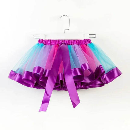 Baby Girl Rainbow Ballet Dance Tutu Skirt - Tutu Skirt - Baby Essentials - Mad Fly Essentials