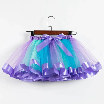 Baby Girl Rainbow Ballet Dance Tutu Skirt - Tutu Skirt - Baby Essentials - Mad Fly Essentials