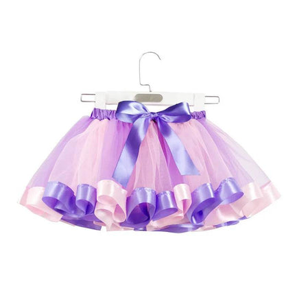 Baby Girl Rainbow Ballet Dance Tutu Skirt - Tutu Skirt - Baby Essentials - Mad Fly Essentials