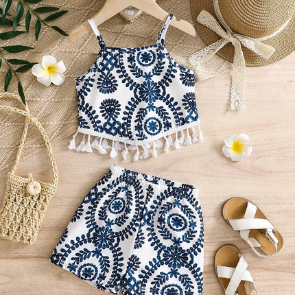 Baby Girl Set Bohemian Print First Birthday Outfit - Baby Girl Set - Minifox - Mad Fly Essentials
