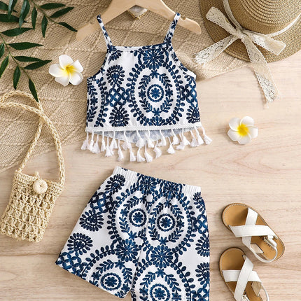 Baby Girl Set Bohemian Print First Birthday Outfit - Baby Girl Set - Minifox - Mad Fly Essentials