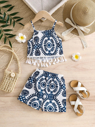 Baby Girl Set Bohemian Print First Birthday Outfit - Baby Girl Set - Minifox - Mad Fly Essentials