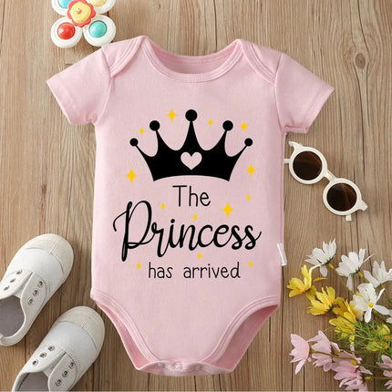 Baby Girl set Princess Has Arrived Cotton Bodysuit - Baby Girl Set - ABaby - Mad Fly Essentials