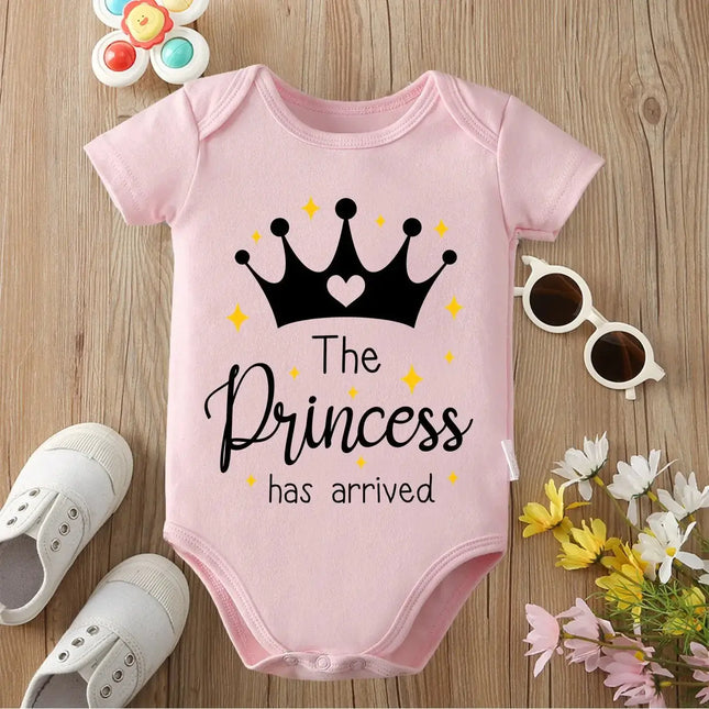 Baby Girl set Princess Has Arrived Cotton Bodysuit - Baby Girl Set - ABaby - Mad Fly Essentials