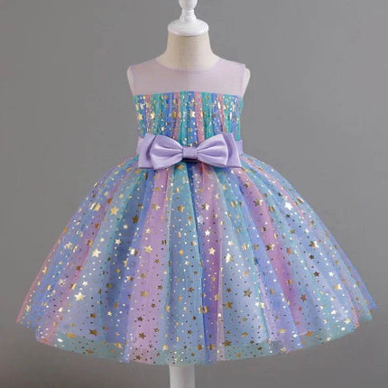 Baby Girl Sleeveless Sequin Princess Dress - Princess Dress - NNJXD - Mad Fly Essentials
