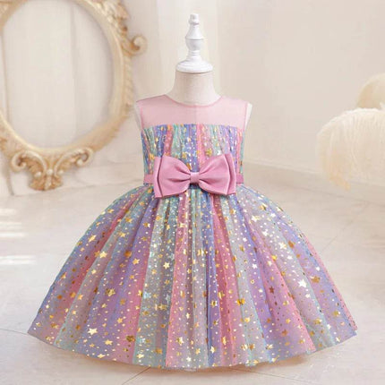 Baby Girl Sleeveless Sequin Princess Dress - Princess Dress - NNJXD - Mad Fly Essentials