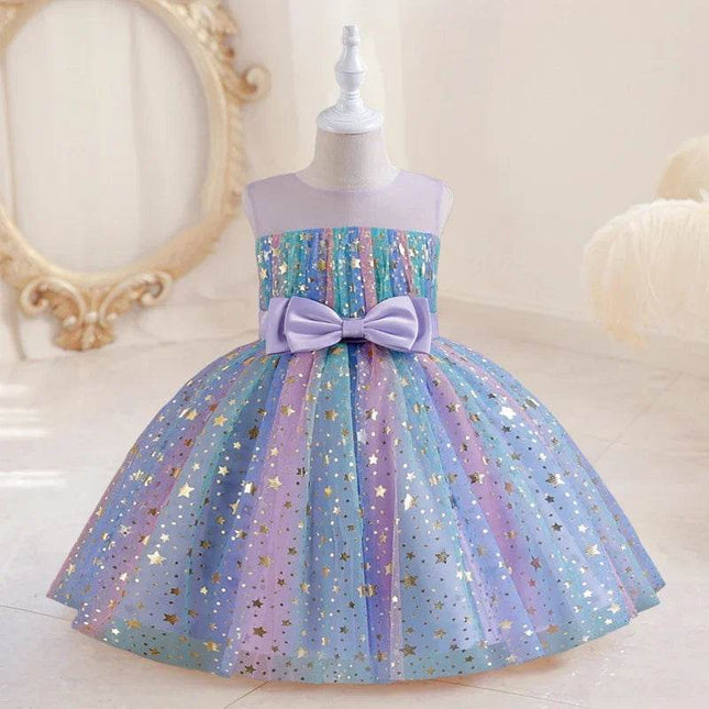 Baby Girl Sleeveless Sequin Princess Dress - Princess Dress - NNJXD - Mad Fly Essentials