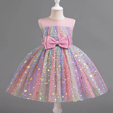 Baby Girl Sleeveless Sequin Princess Dress - Princess Dress - NNJXD - Mad Fly Essentials