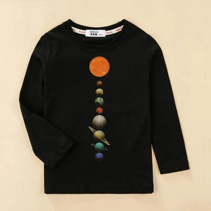 Baby Girl Solar System Space Shirt - Shirt - Aimi Lakana - Mad Fly Essentials