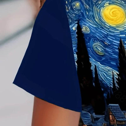 Baby Girl Van Gogh Starry Sky 3 - 13Y 3D Shirt - Shirt - Bumeex - Mad Fly Essentials