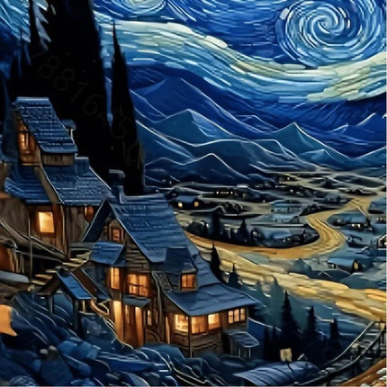 Baby Girl Van Gogh Starry Sky 3 - 13Y 3D Shirt - Shirt - Bumeex - Mad Fly Essentials