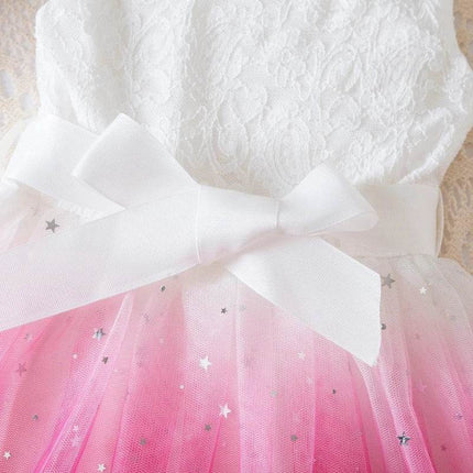 Baby Girl Summer Casual Blue Flower Party Dress - Party Dress - kids Tales - Mad Fly Essentials