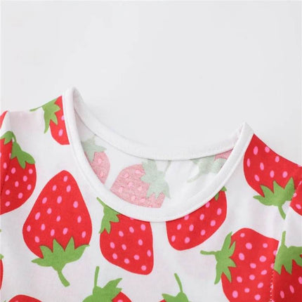 Baby Girl Summer Strawberry Princess Dress - Princess Dress - jumping meters - Mad Fly Essentials