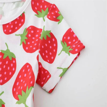 Baby Girl Summer Strawberry Princess Dress - Princess Dress - jumping meters - Mad Fly Essentials