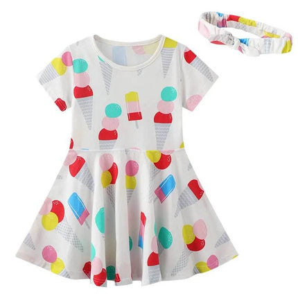 Baby Girl Summer Strawberry Princess Dress - Princess Dress - jumping meters - Mad Fly Essentials
