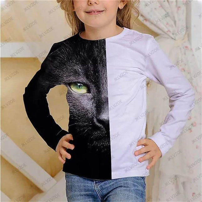 Baby Girl Unicorn Cat Animal 3D Shirt - Shirt - DXTON - Mad Fly Essentials