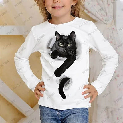 Baby Girl Unicorn Cat Animal 3D Shirt - Mad Fly Essentials