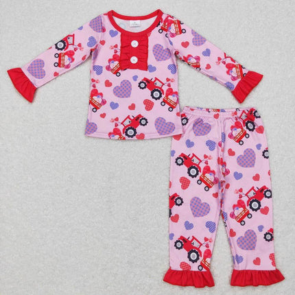 Baby Girl Valentines Day Flare Pants Outfit Set - Outfit Set - pudcoco - Mad Fly Essentials