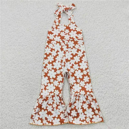 Baby Girl Western Animal Floral Navajo Overalls Jumpsuit - Jumpsuit - Madeline - Mad Fly Essentials