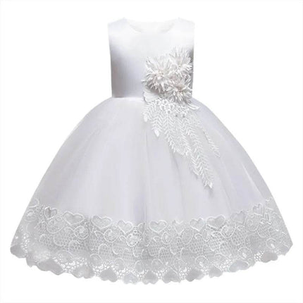 Baby Girl White Purple Wedding Tutu Dress - Tutu Dress - Bibihou - Mad Fly Essentials