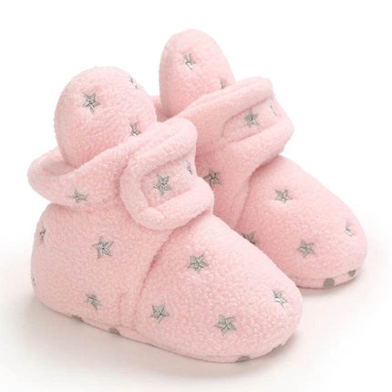 Baby Girl Winter Plush Pink Boots Kids Footwear - Kids Footwear - VALEN·SINA - Mad Fly Essentials