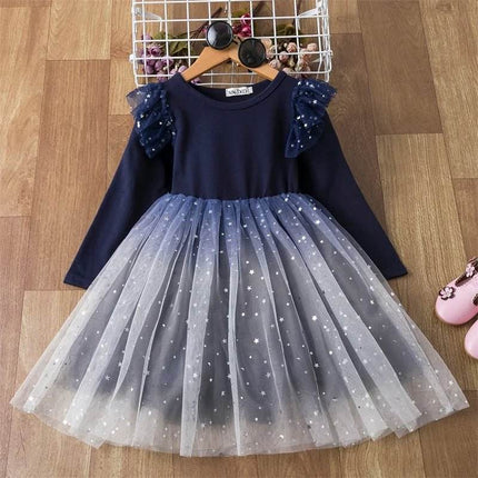 Baby Girls Lace Tulle Birthday Wedding Princess Dress - Princess Dress - NNJXD - Mad Fly Essentials