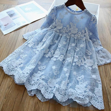 Baby Girls Lace Birthday Princess Dress - Mad Fly Essentials