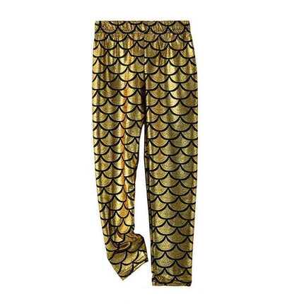 Baby Girls Mermaid Fitness Leggings - Fitness Leggings - HIBISCUSARA - Mad Fly Essentials