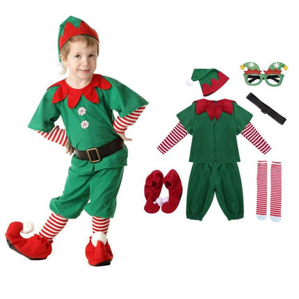 Baby Girls Santa Elf Costume Outfit - Mad Fly Essentials