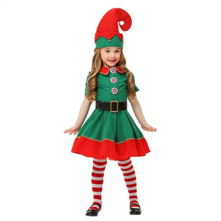 Baby Girls Santa Elf Costume Set - Mad Fly Essentials