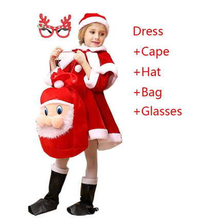 Baby Girls Santa Elf Costume Outfit - Mad Fly Essentials