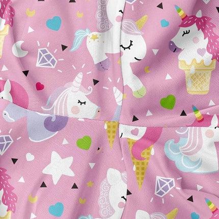 Baby Girls Unicorn 3D 4 - 12Y Pencil Leggings - Leggings - LJMOFA - Mad Fly Essentials