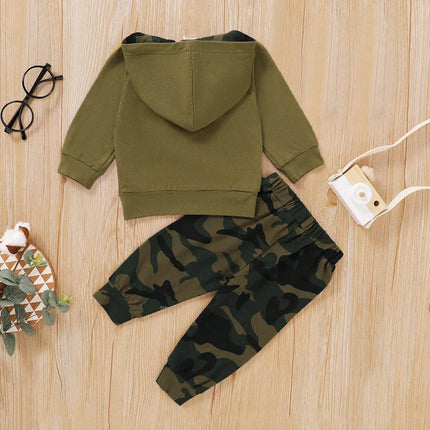 Baby Long Daddy's Boy Hooded Clothing Set - Clothing Set - LZH - Mad Fly Essentials