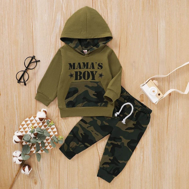 Baby Long Daddy's Boy Hooded Clothing Set - Clothing Set - LZH - Mad Fly Essentials