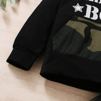 Baby Long Daddy's Boy Hooded Clothing Set - Clothing Set - LZH - Mad Fly Essentials