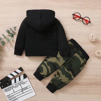 Baby Long Daddy's Boy Hooded Clothing Set - Clothing Set - LZH - Mad Fly Essentials