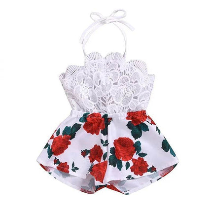 Baby Newborn Lace Floral Girl Party Dress - Party Dress - 27kids - Mad Fly Essentials