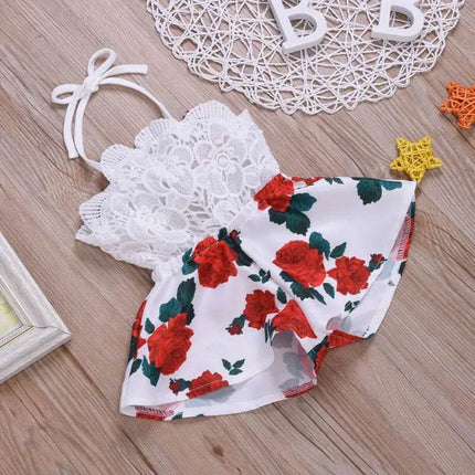 Baby Newborn Lace Floral Girl Party Dress - Party Dress - 27kids - Mad Fly Essentials