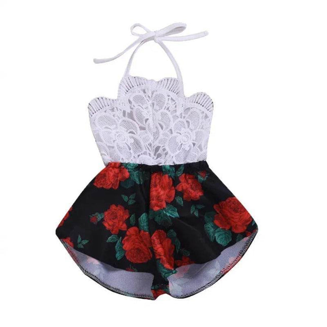 Baby Newborn Lace Floral Girl Party Dress - Party Dress - 27kids - Mad Fly Essentials